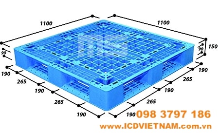 Pallet nhựa kê kho loại LIGHT DUTY