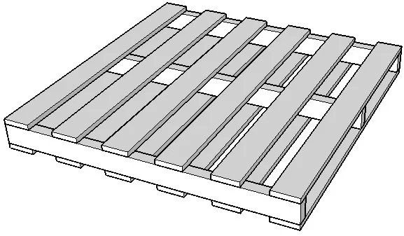 Pallet gỗ 2 mặt 2 chiều nâng
