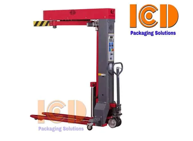 Máy đóng gói Pallet tự động cánh tay quay ICD-XT4512