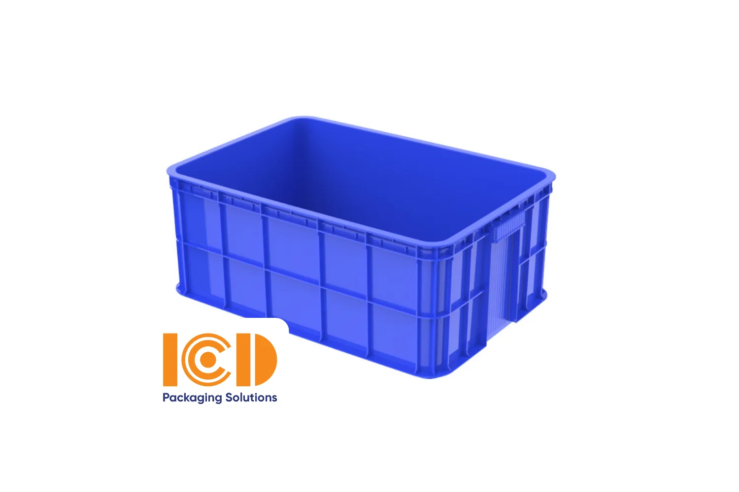 Thùng nhựa sóng bít ICD KT 610x420x150 mm