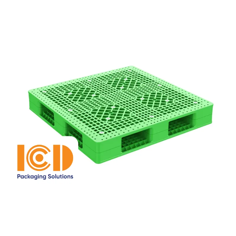 Pallet nhựa mặt kín ICD KT 1200x1200x150mm