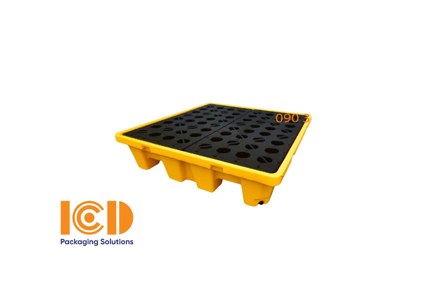 Pallet nhựa chống tràn 2 phuy 1300x660x150 mm