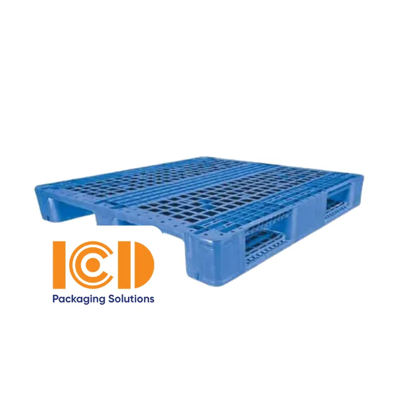 Pallet nhựa kê kho lạnh ICD KT 1100x1100x150 mm