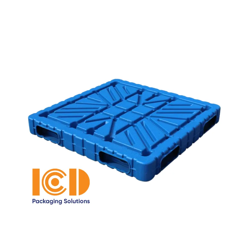 Pallet Thổi Khuôn Đúc Liền Khối 2 mặt ICD XU 2M 1210 1200x1000x150 mm