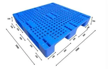 Pallet nhựa 3 chân ICD KT 1000x1000x165mm