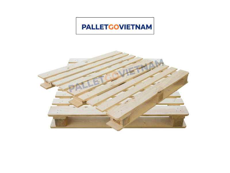 Pallet gỗ ngành dệt may & giày dép — Nhẹ, chuẩn xuất EU